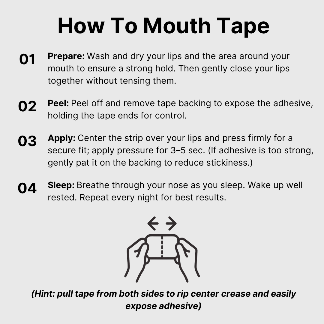 Unlock Deeper Sleep - JustSlumber Mouth Tape
