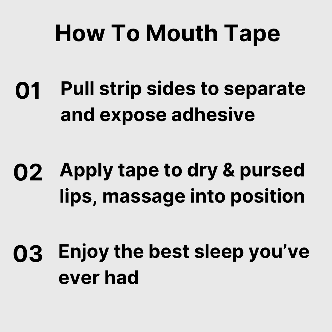 Unlock Deeper Sleep - JustSlumber Mouth Tape