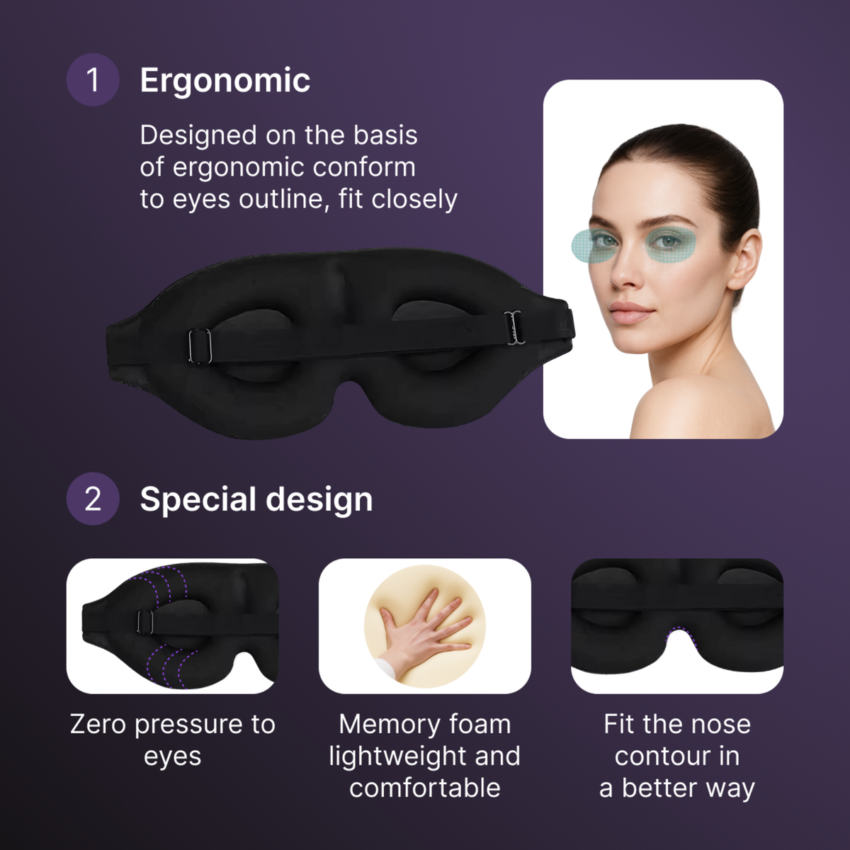 Splinter Cell Sleep Mask SlumberCloud Sleep Mask – JustSlumber