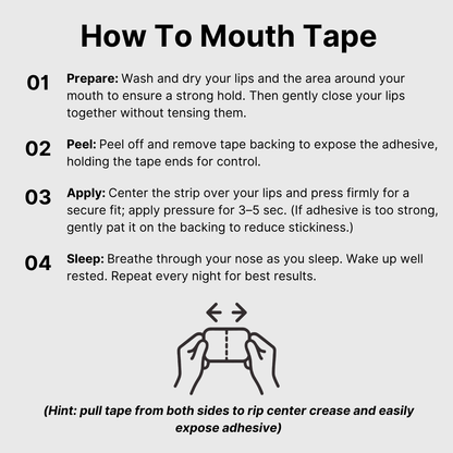 Unlock Deeper Sleep - JustSlumber Mouth Tape
